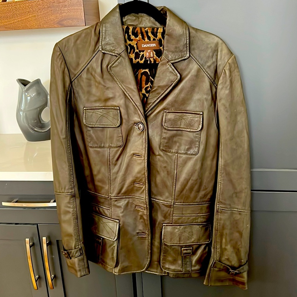 Danier leather Khaki jacket